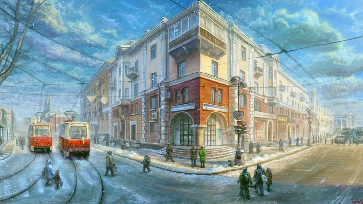 Улица Ленина Иркутск перспектива