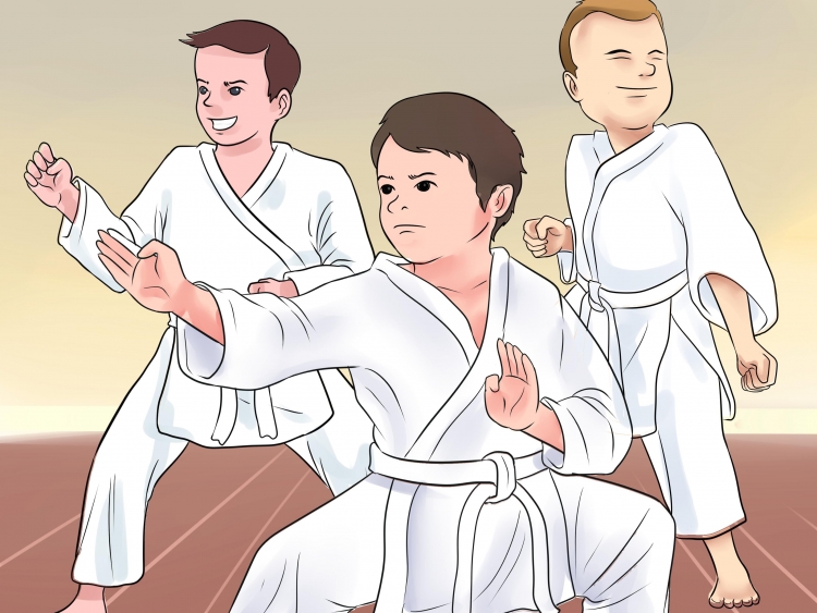 Карате иллюстрация