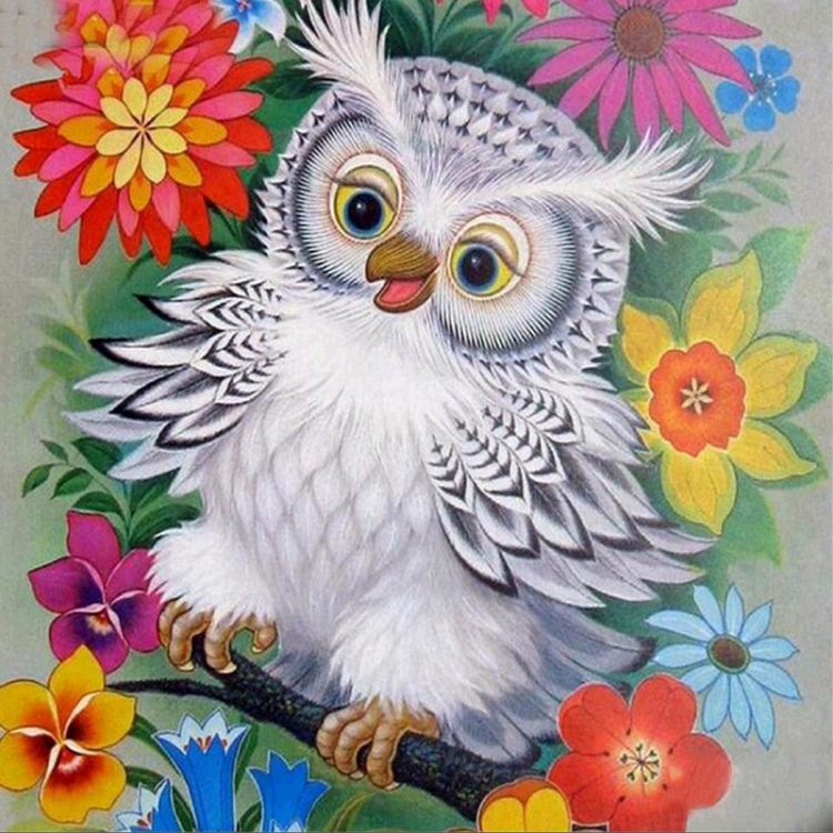 Painting Diamond алмазная мозаика Сова