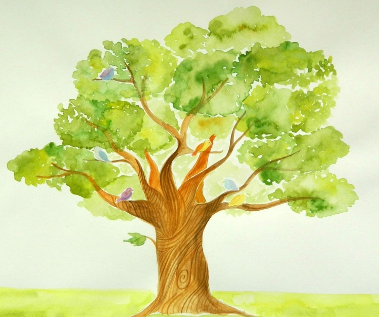 Дерево дуб картинки для детей