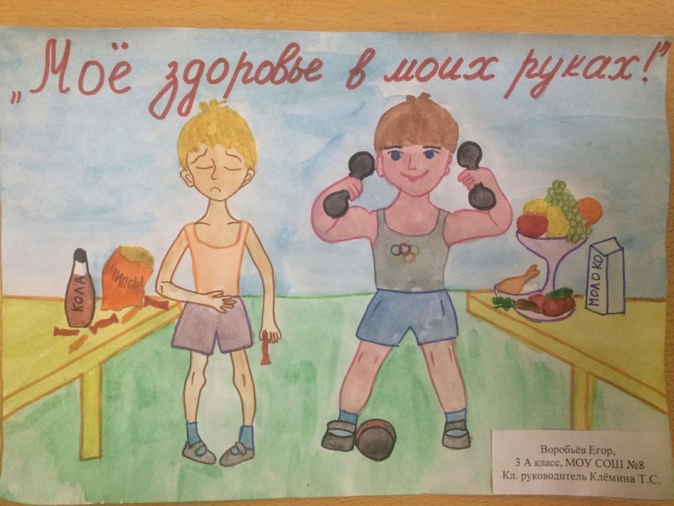 Рисунок на тему моё здоровье