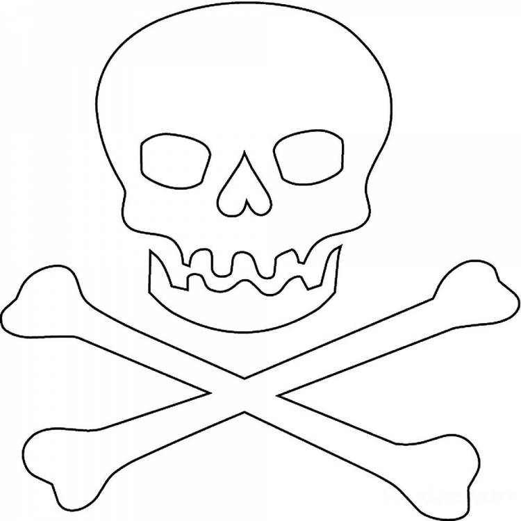 Как нарисовать череп пирата