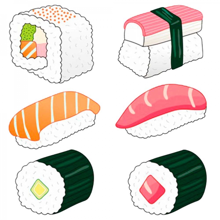 Рисунки для срисовки роллы