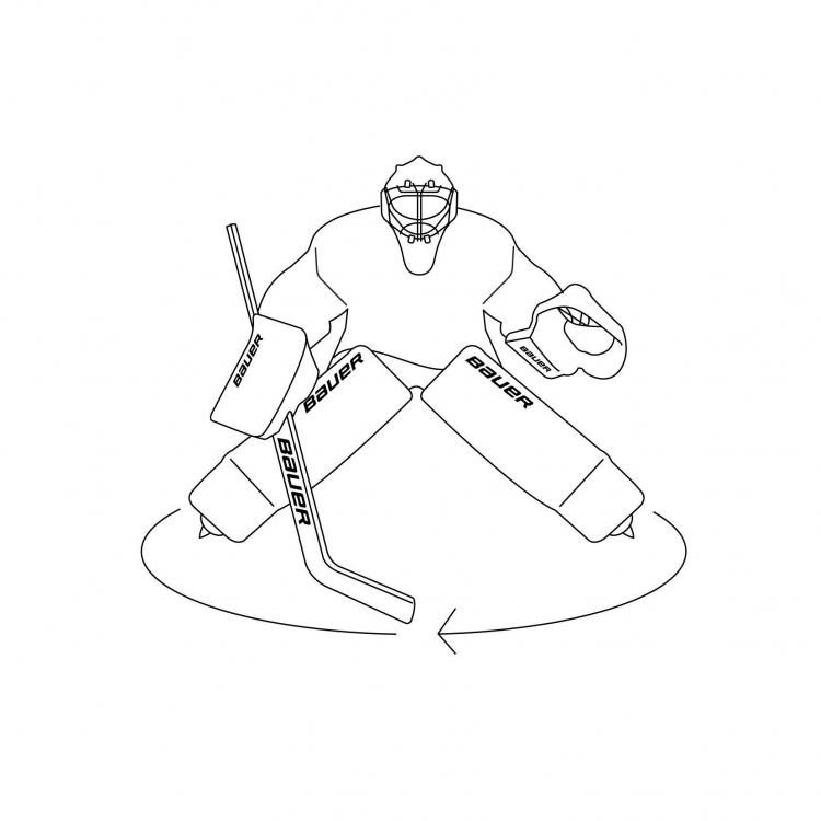 Как нарисовать хоккейного вратаря