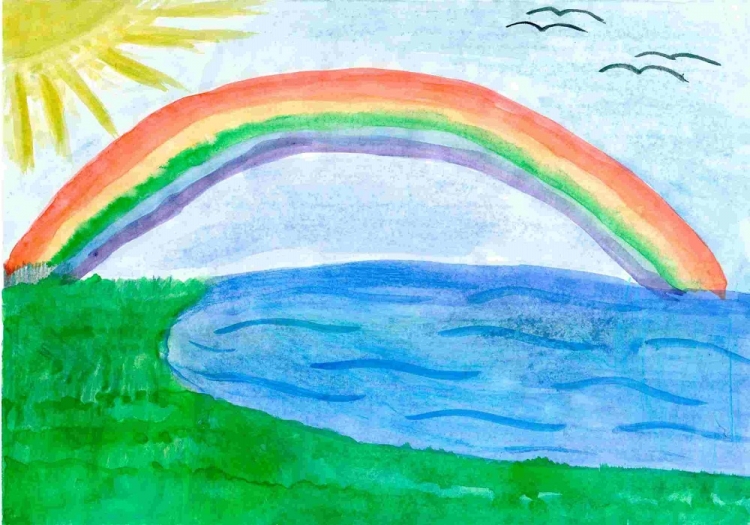 Красота воды рисунок