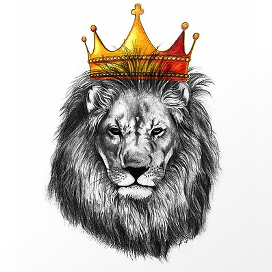 Картинка Лев с короной