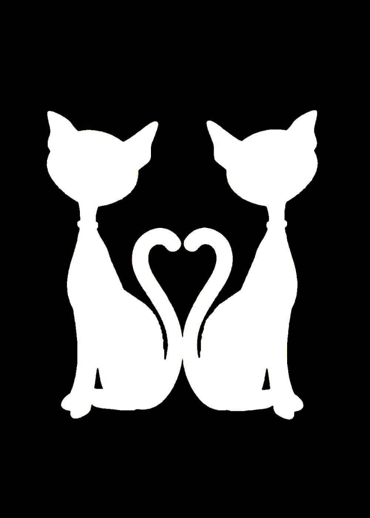 Силуэт кошки