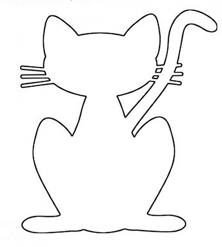 Силуэт кошки