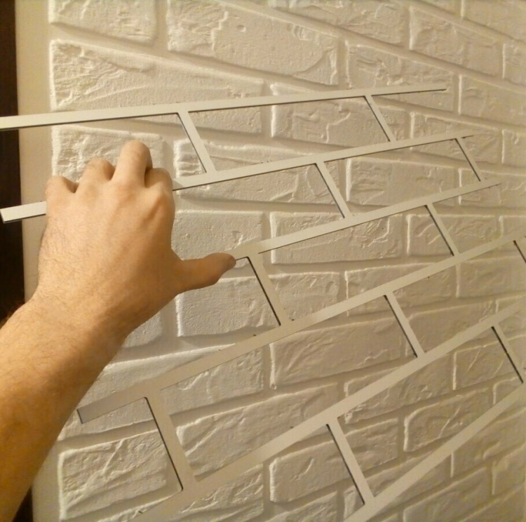 Имитация кирпичной кладки