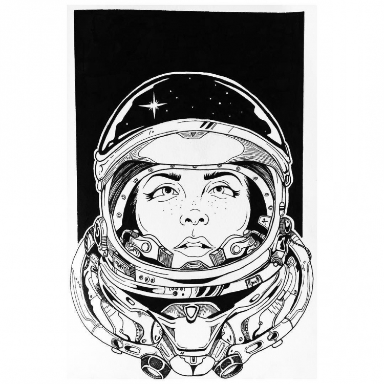 Космонавт Графика