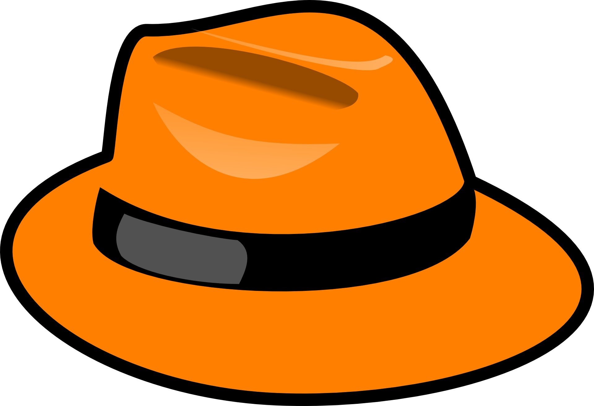 Hat bekommen. Шляпы мультяшные. Мультяшные шляпки. Шляпа оранжевая. Шляпа рисунок.