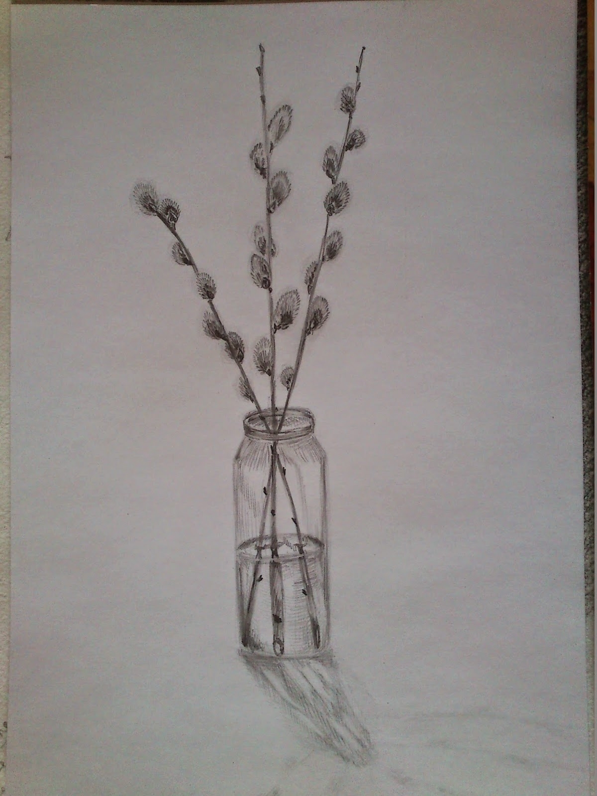 Рисуем вербу 1 класс. Рисование веточка вербы. Ветки в вазе рисование. Ветка вербы карандашом. Рисование ваза с ветками.