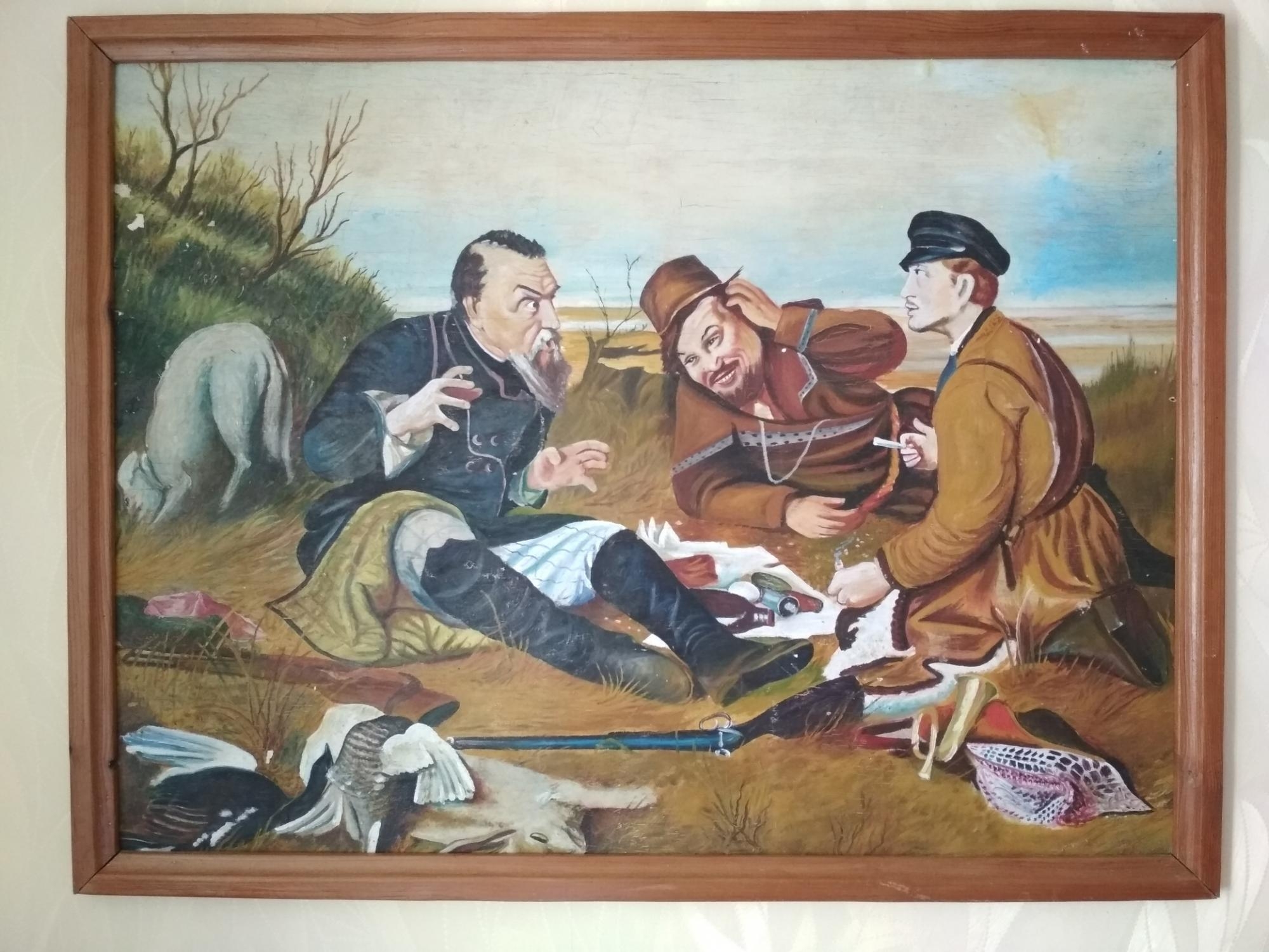 Картина охотники. Влади́мир Его́рович Мако́вский охотники на привале. Репродукция картины охотники на привале. Охотники на привале картина хорошего качества. Три охотника картина.