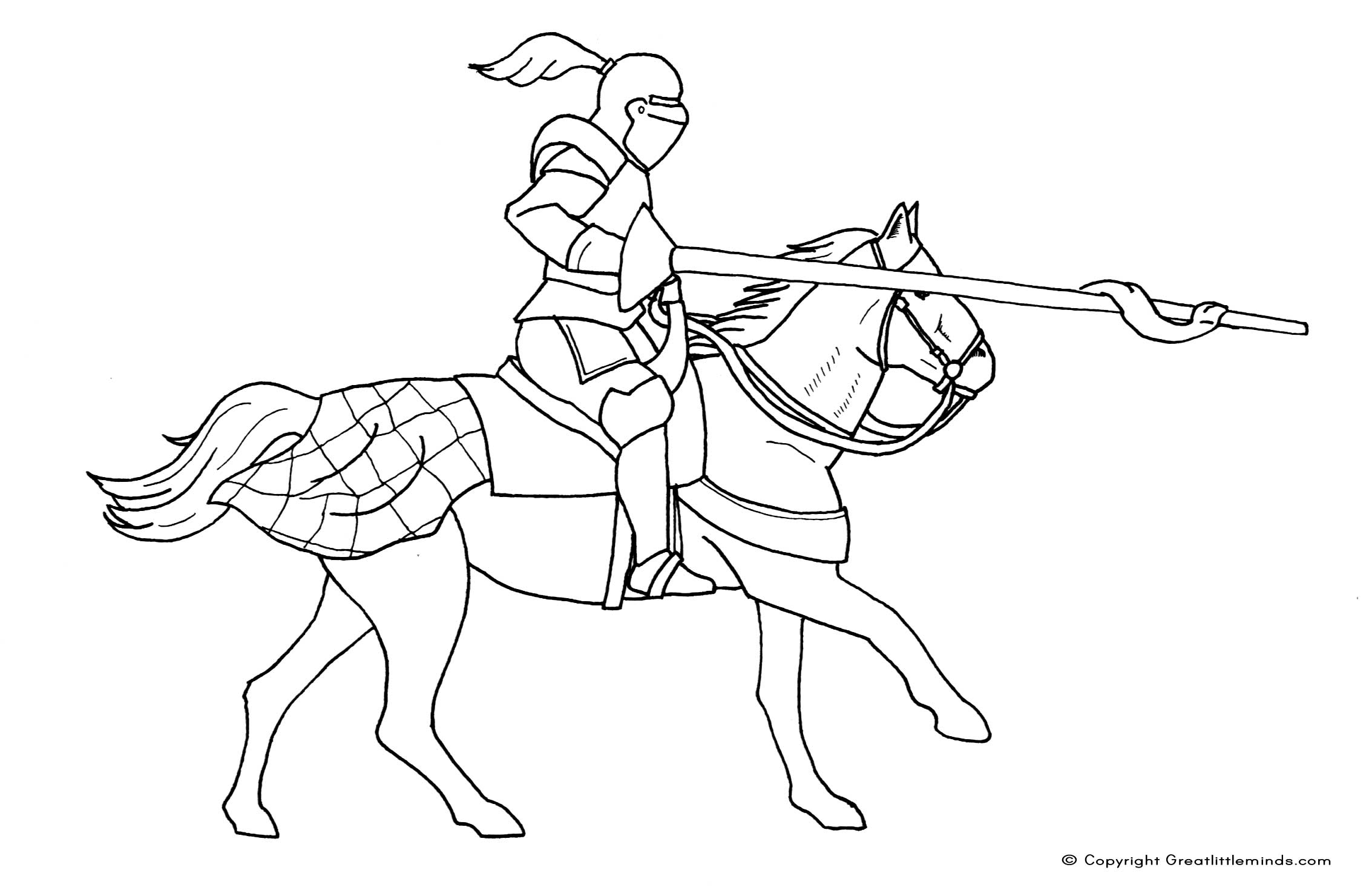 Рыцарь на коне рисунок - 58 фото