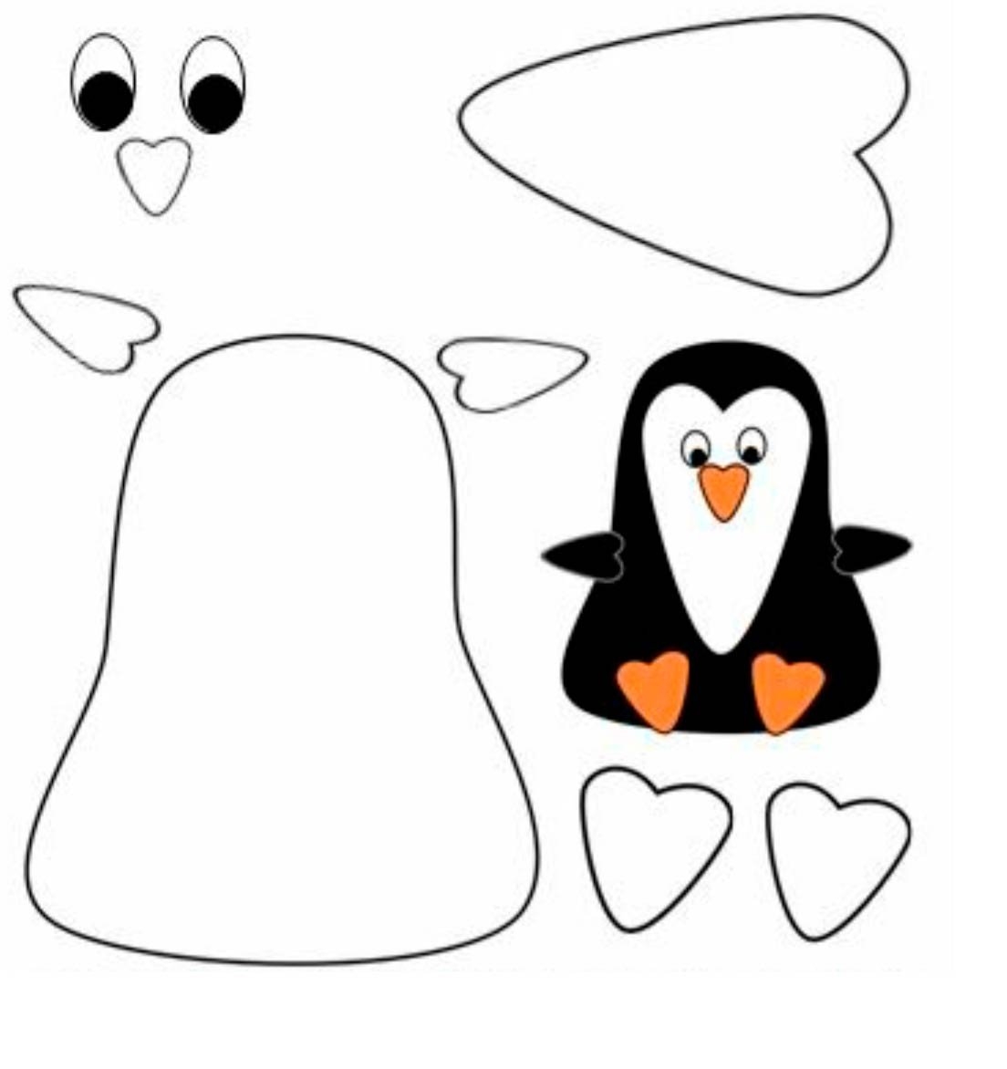 Выкройка пингвина из фетра: лучшие идеи