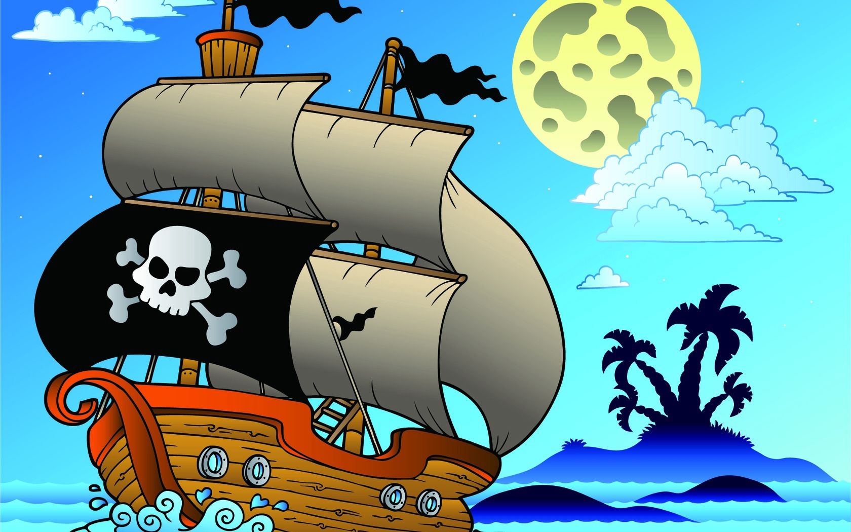 Пиратский корабль для детей «Корсары»