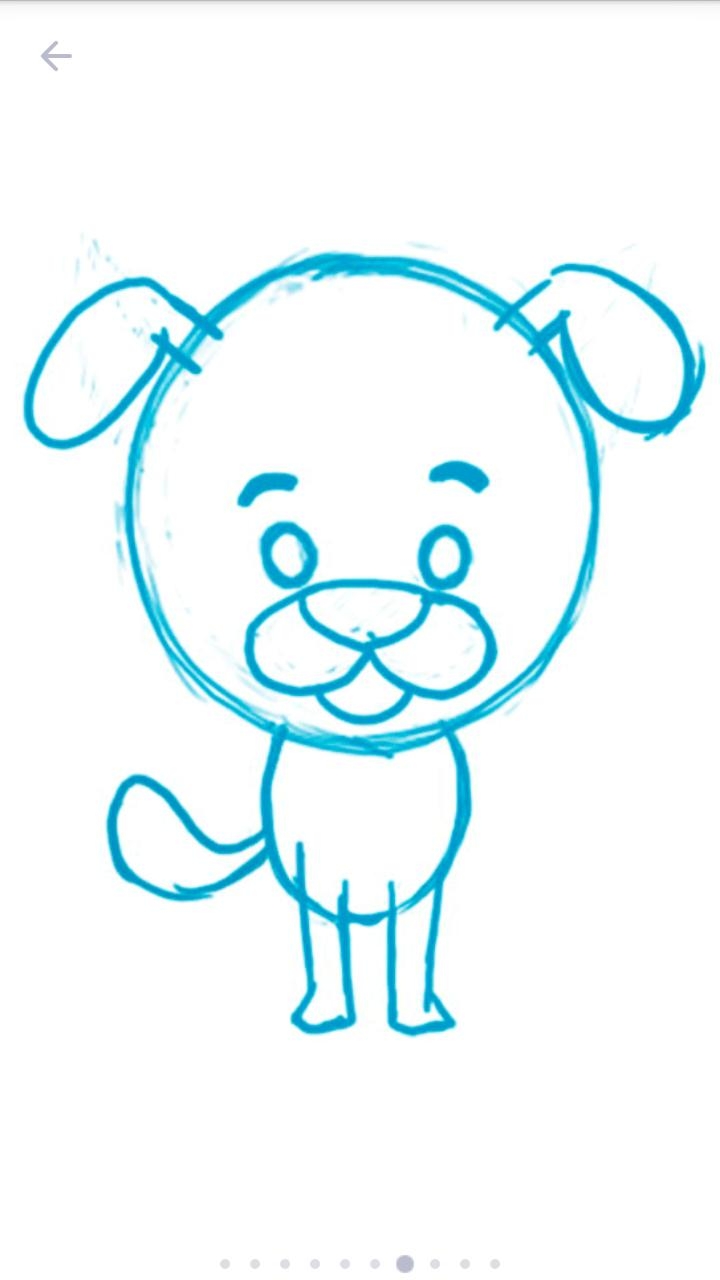 Собака рисунок детский простой