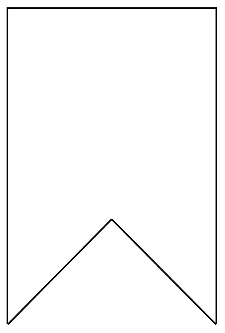 Гирлянды флажков из ткани А4 (треугольной формы)
