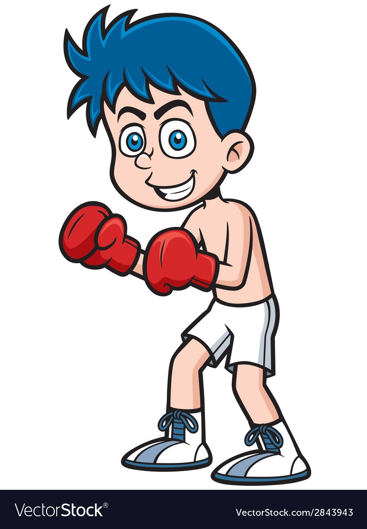 Рисунок боксера детский