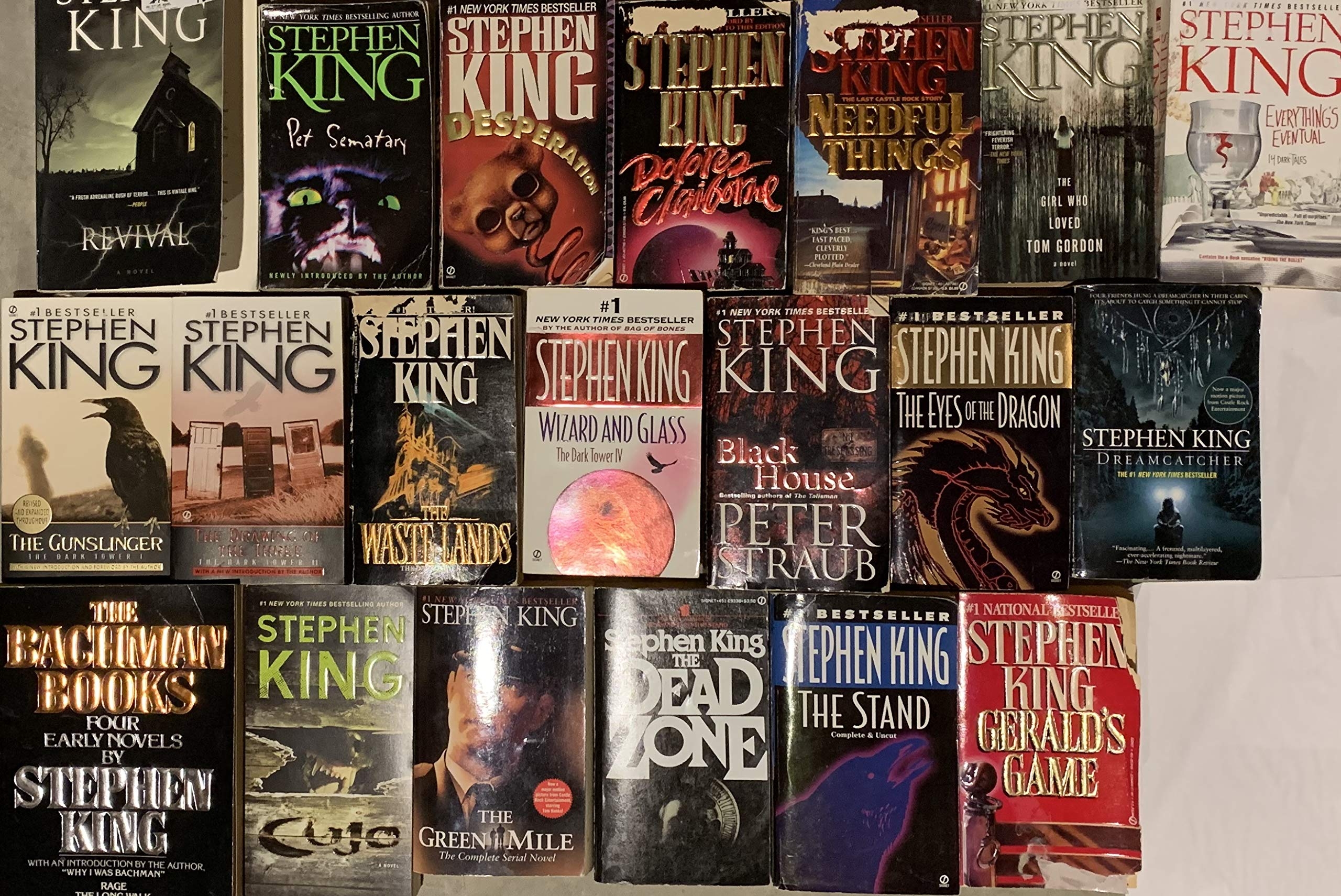 Страшные книги стивена кинга. Всеикниги Стивена Кинга. Библиография Стивена Кинга. Stephen King books collection.