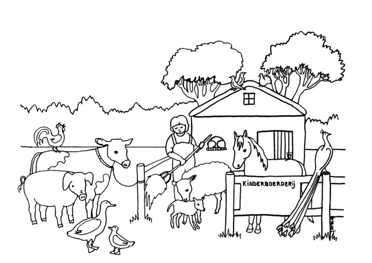 Ферма рисунок для детей