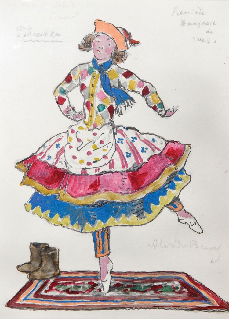 Иллюстрация к балету петрушка