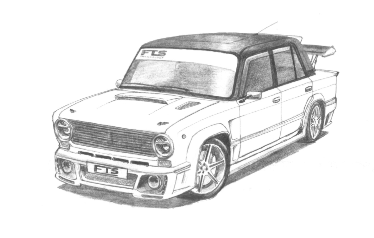 Машина рисунок