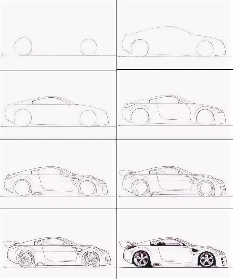 Раскраска Порше 911
