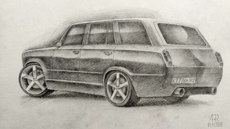 Дизайнерские рисунки автомобилей