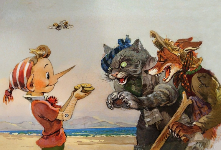 Леонид Владимирский Буратино 1956г