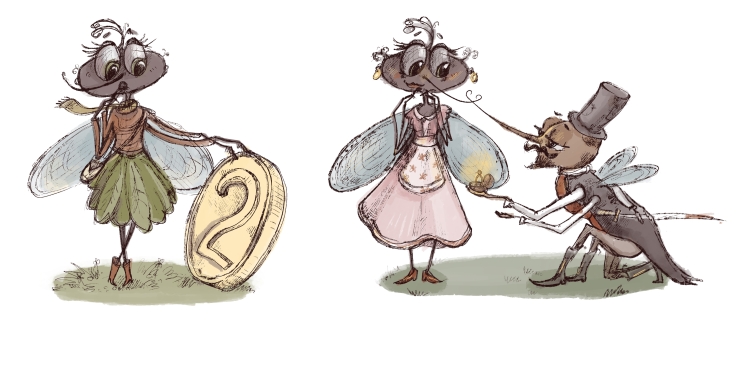 Иллюстрации к сказке муха цокотуха