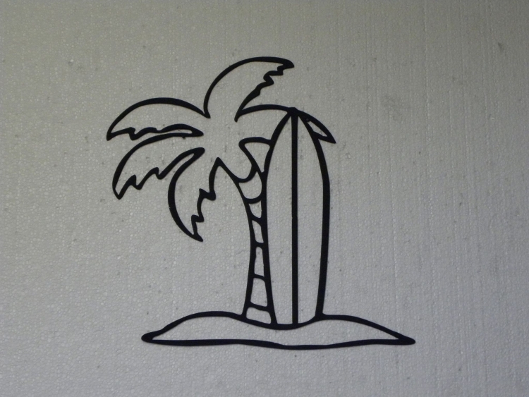 Рисунок пальмы карандашом