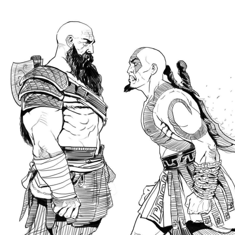 Кратос из God of War 4