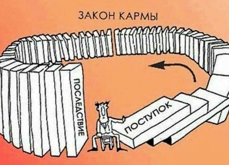 Карма рисунок