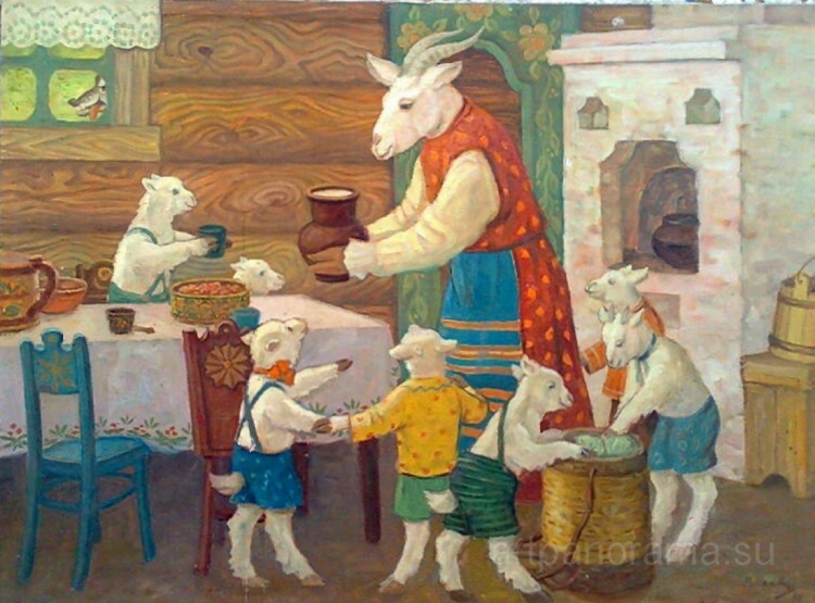 Волк и 7 козлят мама коза
