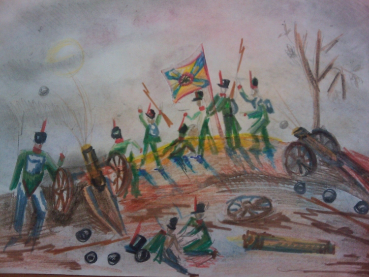 Гусары рисунок 1812