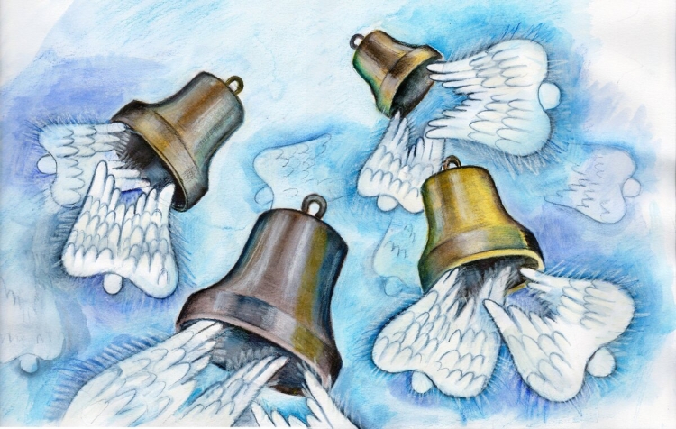 Иллюстрация колокольный звон