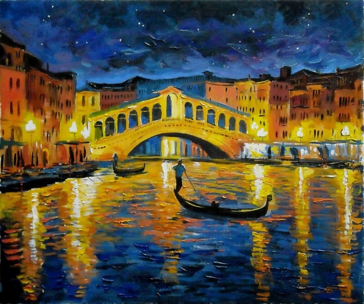Иллюстрация к романсу венецианская ночь