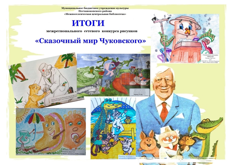 Детские рисунки к произведениям чуковского