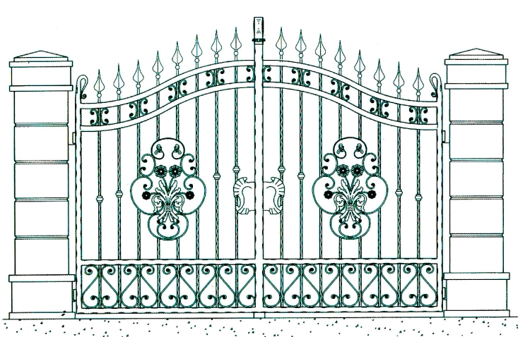 Ворота рисунок для детей