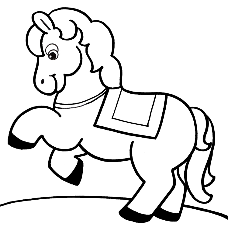 Лошадка детский рисунок