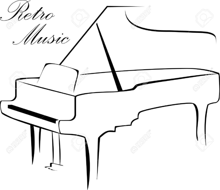 Детский рисунок фортепиано