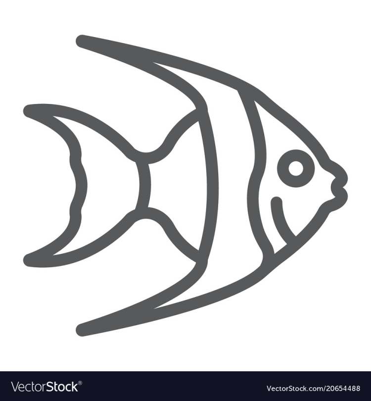 Рыбы трафарет