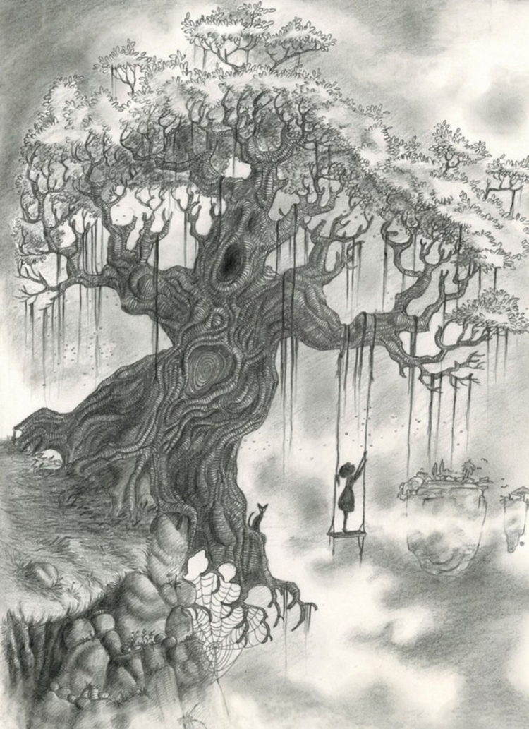 Лесной царь детский рисунок