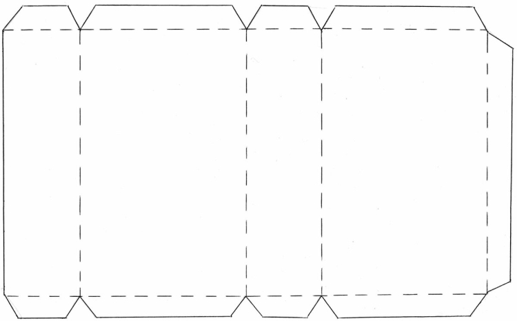 Как сделать параллелепипед из бумаги