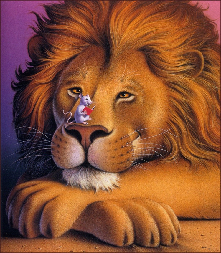 Лев иллюстрация