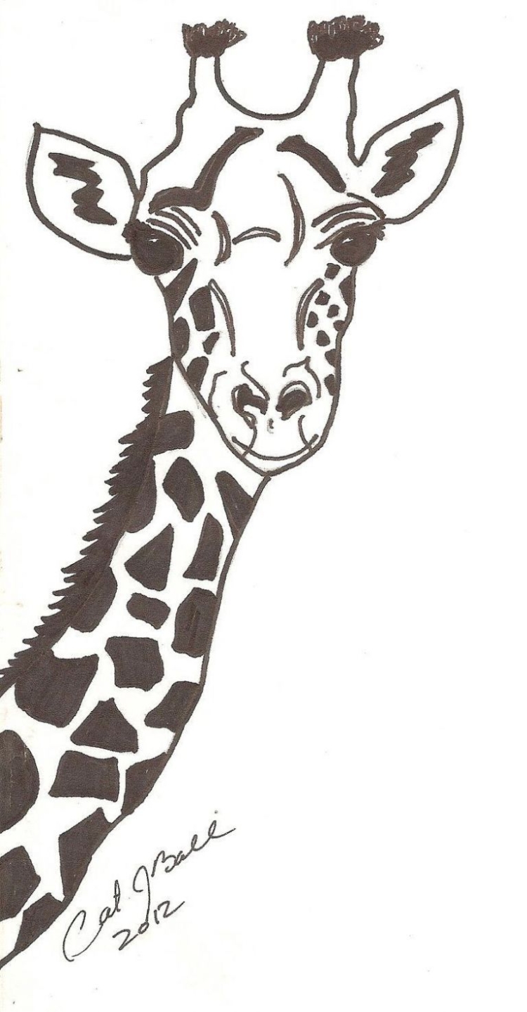 Шаблон жирафа