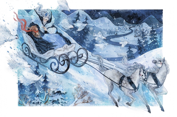 Иллюстрации алфеевского снежная королева