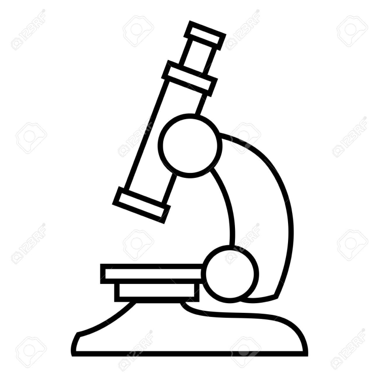 Детский рисунок микроскоп