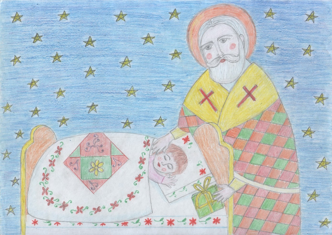 Раскраски Святой николай (Праздники и особые случаи) – Бесплатные раскраски для печати